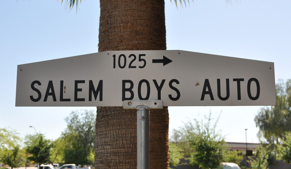 Salem Boys Sign